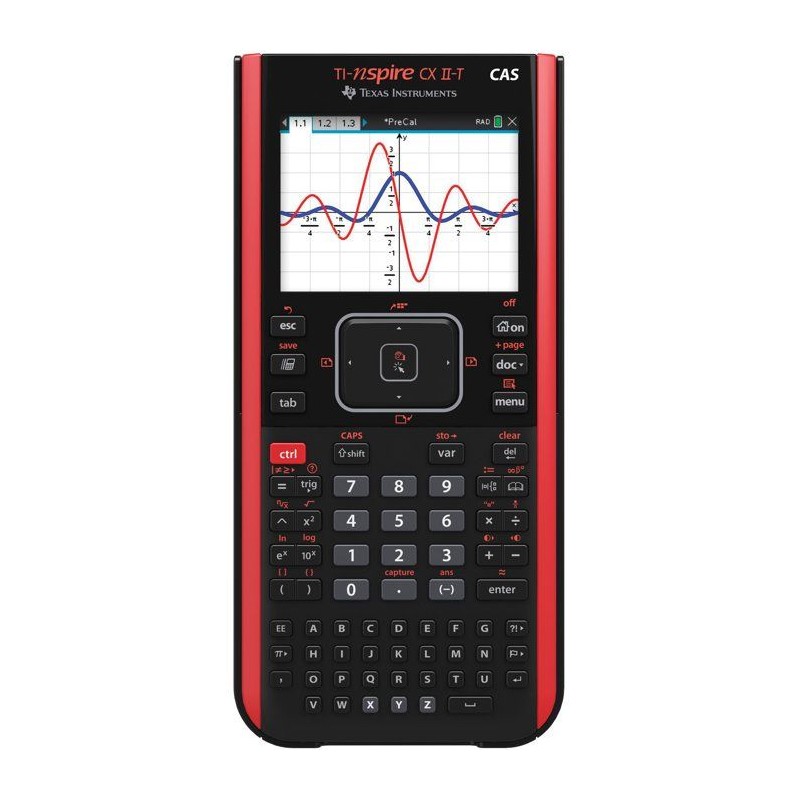 Calculatrice graphique - TEXAS INSTRUMENTS - TI-Nspire CX CAS II-T - N