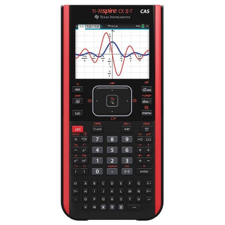 Calculatrice graphique - TEXAS INSTRUMENTS - TI-Nspire CX CAS II-T - Noir Calculatrice graphique - TEXAS INSTRUMENTS - TI-Nspire CX CAS II-T - Noir