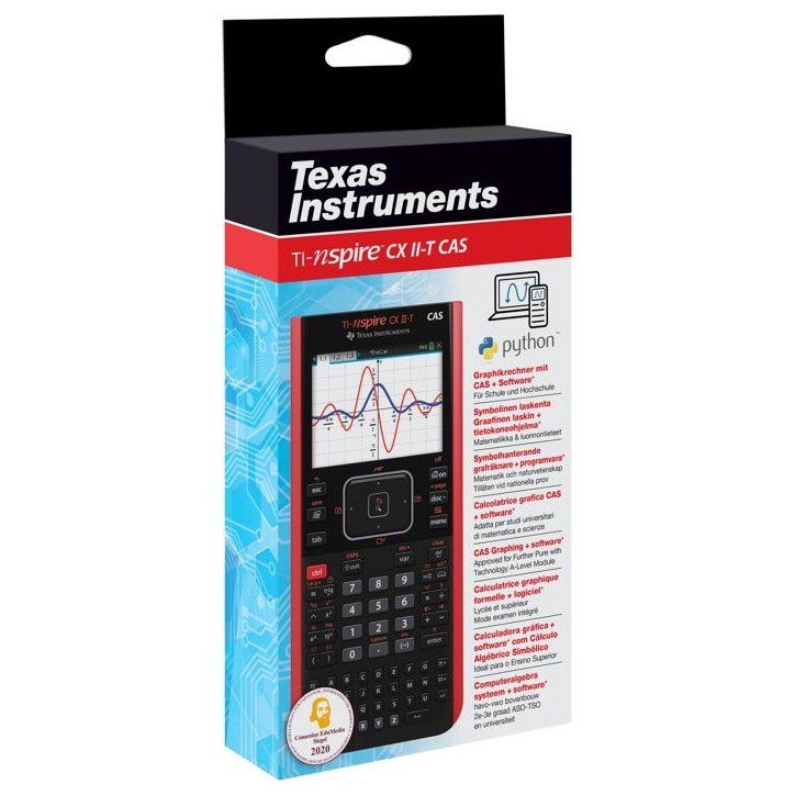 Calculatrice graphique - TEXAS INSTRUMENTS - TI-Nspire CX CAS II-T - Noir Calculatrice graphique - TEXAS INSTRUMENTS - TI-Nspire CX CAS II-T - Noir