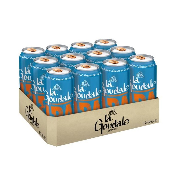 Biere Goudale IPA 7°2 - 12 boites de 50cl