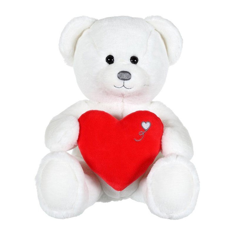 Peluche Ours coeur - GIPSY TOYS - 22 cm
