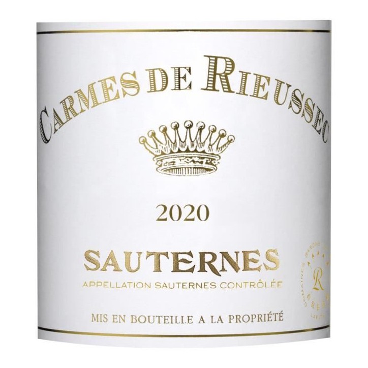 Carmes de Rieusec 2020 Sauternes Carmes de Rieusec 2020 Sauternes