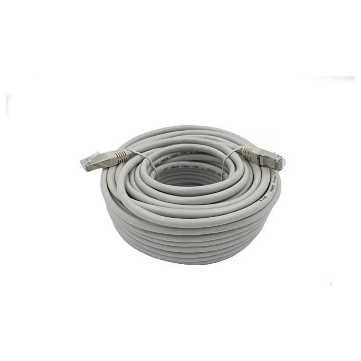 Câble RJ45 - LINEAIRE - PCC6FJ - Cat.6 - Blindé - F/UTP - 20m
