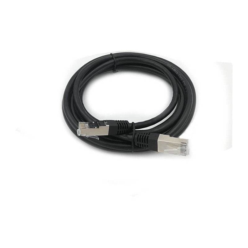 Câble RJ45 - LINEAIRE - PCC6FNE - Cat.6 - Blindé - F/UTP - Noir - 3m