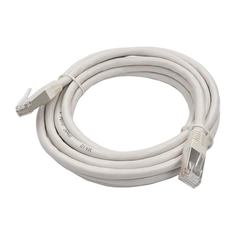 Câble RJ45 - LINEAIRE - PCC6FE - Cat.6 - Blindé - F/UTP - 3m