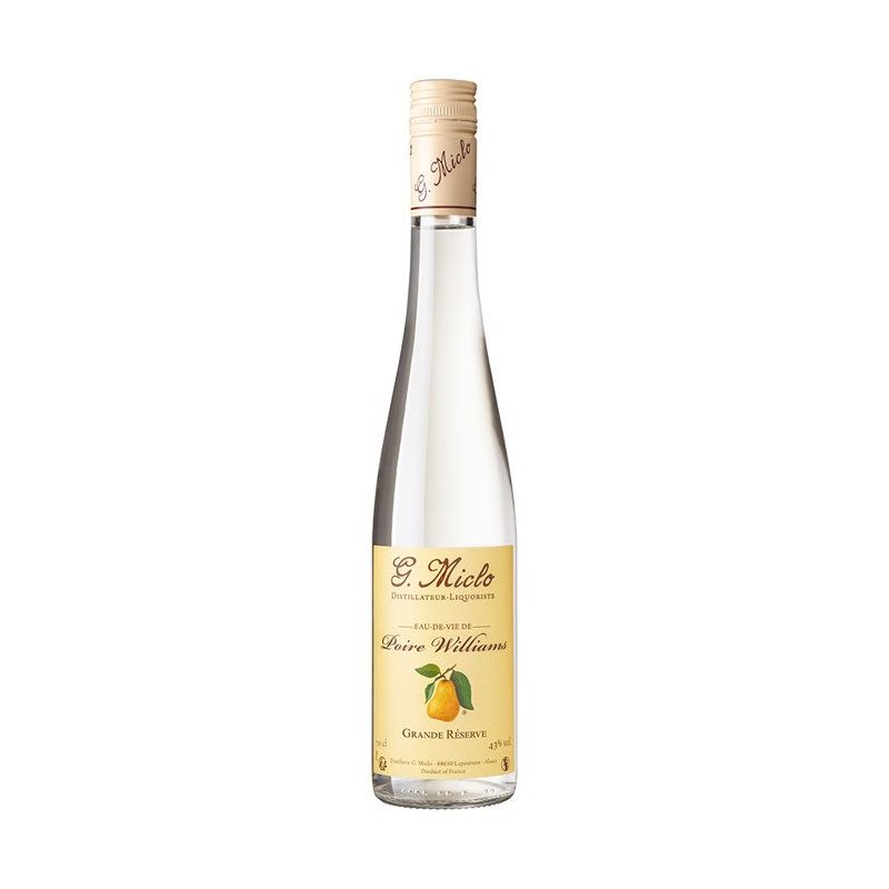 G. Miclo - Grande Réserve - Eau de vie de Poire Williams - 43,0 % Vol