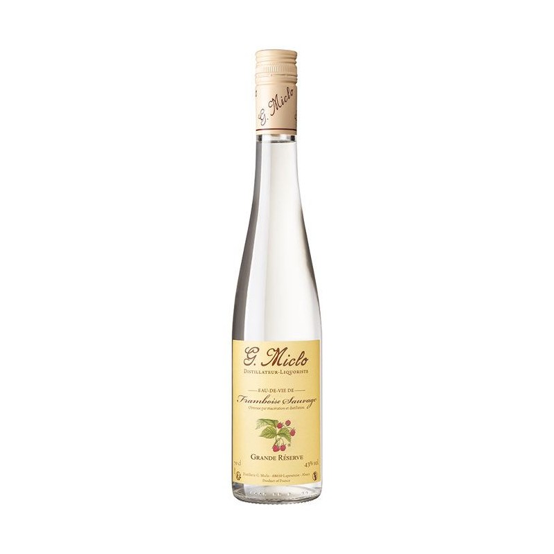 G. Miclo - Grande Réserve - Eau de vie de Framboise Sauvage - 43,0 %