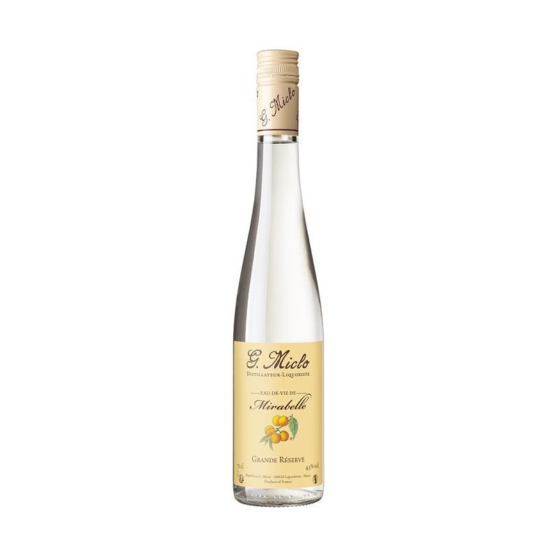 G. Miclo - Grande Réserve - Eau de vie de Mirabelle - 43,0 % Vol. - 7