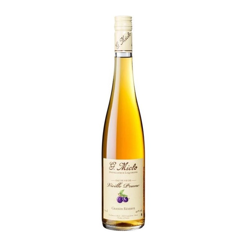 G. Miclo - Grande Réserve - Eau de vie de Vieille Prune - 40,0 % Vol.