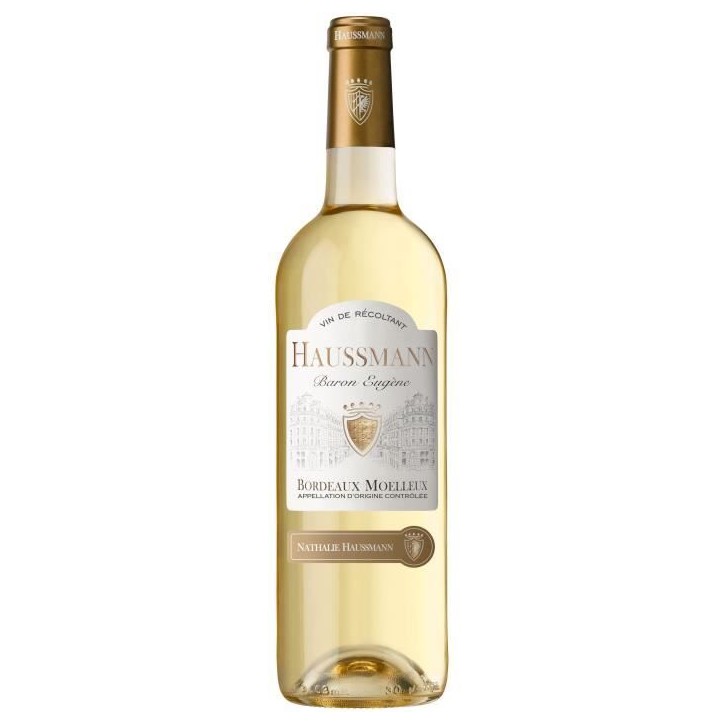Haussmann Baron Eugene Bordeaux Moelleux - Vin blanc de Bordeaux
