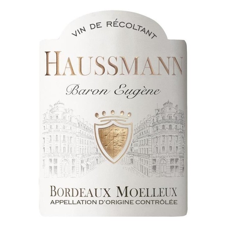 Haussmann Baron Eugene Bordeaux Moelleux - Vin blanc de Bordeaux