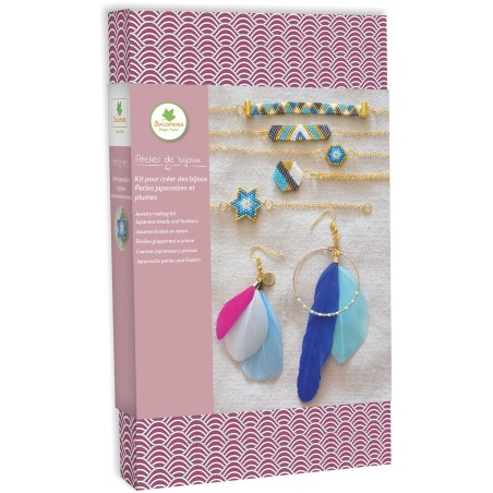 Atelier de bijoux - SYCOMORE - Perles Japonaises et plumes - Des 12 an