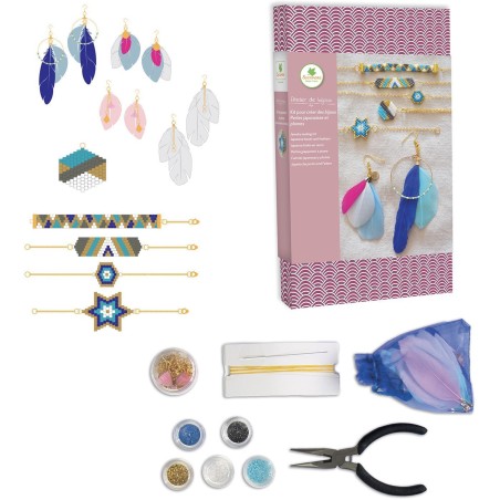 Atelier de bijoux - SYCOMORE - Perles Japonaises et plumes - Des 12 ans