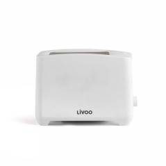 Grille-pain 2 fentes - LIVOO - DOD162W - 750 W - Thermostat réglable