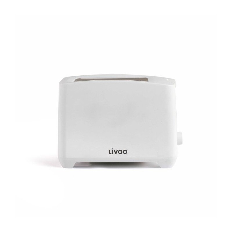 Grille-pain 2 fentes - LIVOO - DOD162W - 750 W - Thermostat réglable