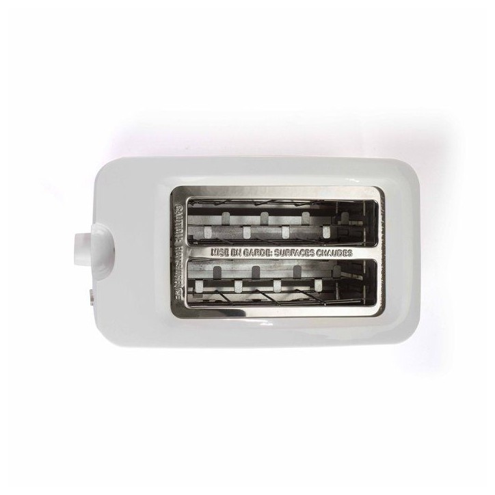 Grille-pain 2 fentes - LIVOO - DOD162W - 750 W - Thermostat réglable : 7 niveaux - Blanc Grille-pain 2 fentes - LIVOO - DOD162W - 750 W - Thermostat réglable : 7 niveaux - Blanc