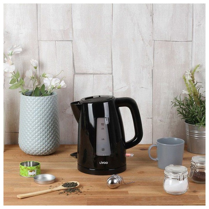 Bouilloire - LIVOO - DOD184N - 2200 W - 1,7 L - Socle 360° - Noir Bouilloire - LIVOO - DOD184N - 2200 W - 1,7 L - Socle 360° - Noir