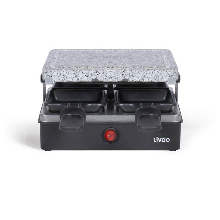 Appareil a raclette - LIVOO - DOC242 - 4 personnes - 600 W - Plateau amobible en granit Appareil a raclette - LIVOO - DOC242 - 4 personnes - 600 W - Plateau amobible en granit