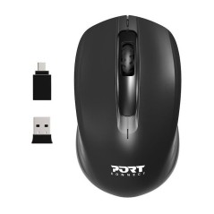 Souris sans fil - PORT Designs - 900508 Essentielle - 2.4 GHz - Noir