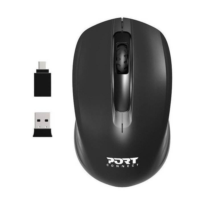 Souris sans fil - PORT Designs - 900508 Essentielle - 2.4 GHz - Noir Souris sans fil - PORT Designs - 900508 Essentielle - 2.4 GHz - Noir