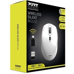 Souris optique sans fil - PORT DESIGNS - PORT Connect SILENT - 2.4 GHz