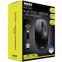Souris sans fil - PORT Designs - 900715 PRO - Bluetooth & 2.4 GHz - Re
