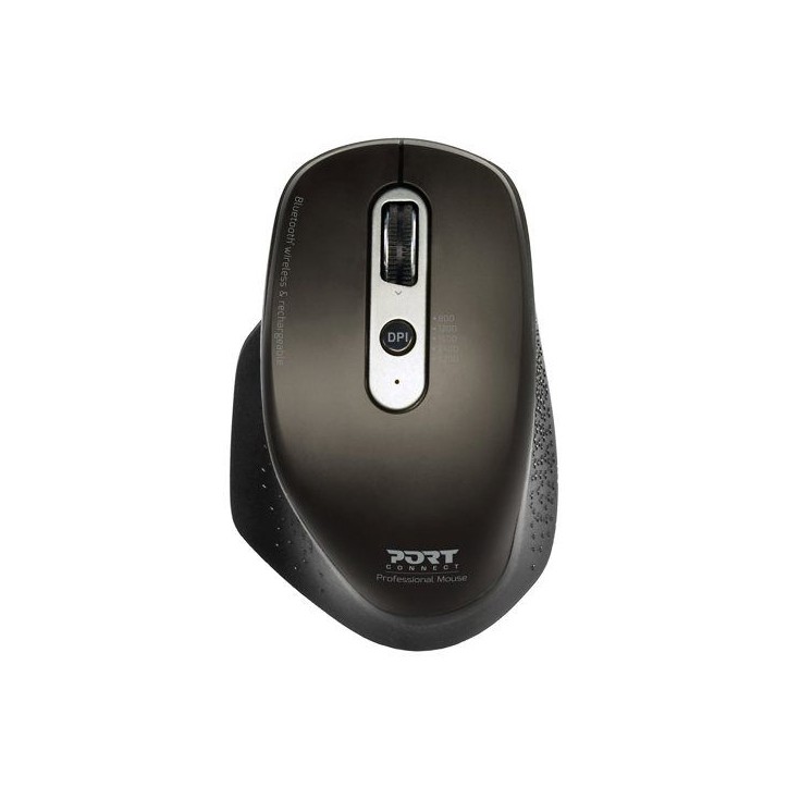 Souris sans fil - PORT DESIGNS - Bluetooth Office Executive rechargeable - 7 boutons - 3200 dpi Souris sans fil - PORT DESIGNS - Bluetooth Office Executive rechargeable - 7 boutons - 3200 dpi