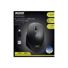 Souris sans fil - PORT DESIGNS - Bluetooth Office Executive rechargeab