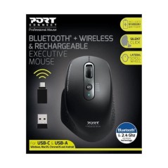 Souris sans fil - PORT DESIGNS - Bluetooth Office Executive rechargeab