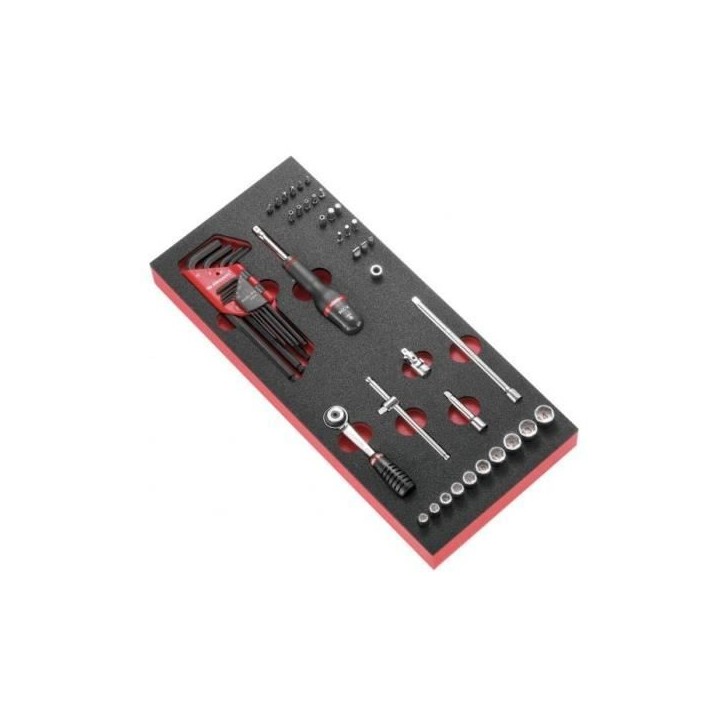 Module d'outils - RL.161 - FACOM - Plateau mousse - Carré d'entraînement 1/4 Module d'outils - RL.161 - FACOM - Plateau mousse - Carré d'entraînement 1/4