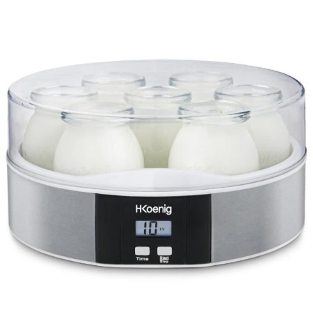 Yaourtiere HKoeNIG - ELY70 - Capacité 7 pots de 160ml - Programmable