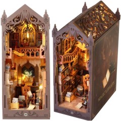 Book Nook - Kit DIY a construire Maquette 3D Serre Livre - Librairie M