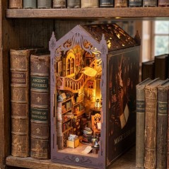 Book Nook - Kit DIY a construire Maquette 3D Serre Livre - Librairie Magique Creanook - 11 x 18 x 26 cm
