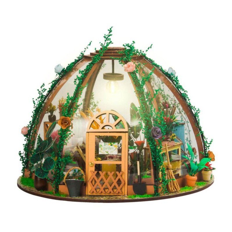 Book Nook - Kit DIY a construire Maquette 3D Serre Livre - Jolie Pergo