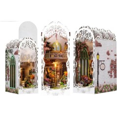 Book Nook - Kit DIY a construire Maquette 3D Serre Livre - Maison Cosy