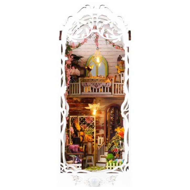 Book Nook - Kit DIY a construire Maquette 3D Serre Livre - Maison Cosy Creanook - 11 x 19 x 29 cm Book Nook - Kit DIY a construire Maquette 3D Serre Livre - Maison Cosy Creanook - 11 x 19 x 29 cm