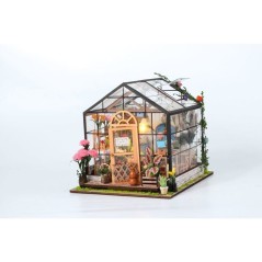 Book Nook - Kit DIY a construire Maquette 3D Serre Livre - Serre Fleur