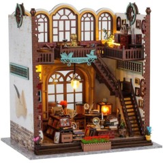 Book Nook - Kit DIY a construire Maquette 3D Serre Livre - Bibliothequ