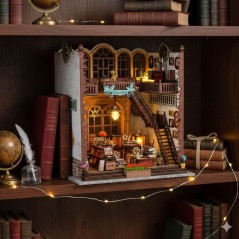 Book Nook - Kit DIY a construire Maquette 3D Serre Livre - Bibliothequ