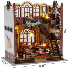 Book Nook - Kit DIY a construire Maquette 3D Serre Livre - Bibliothequ