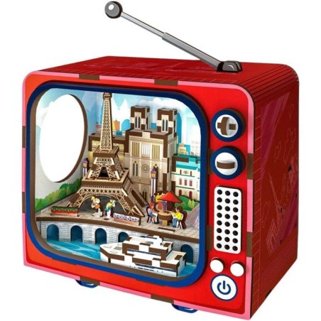 Book Nook - Kit DIY a construire Maquette 3D Serre Livre - TV Paris -
