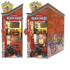 Book Nook - Kit DIY a construire Maquette 3D Serre Livre - Garage vint