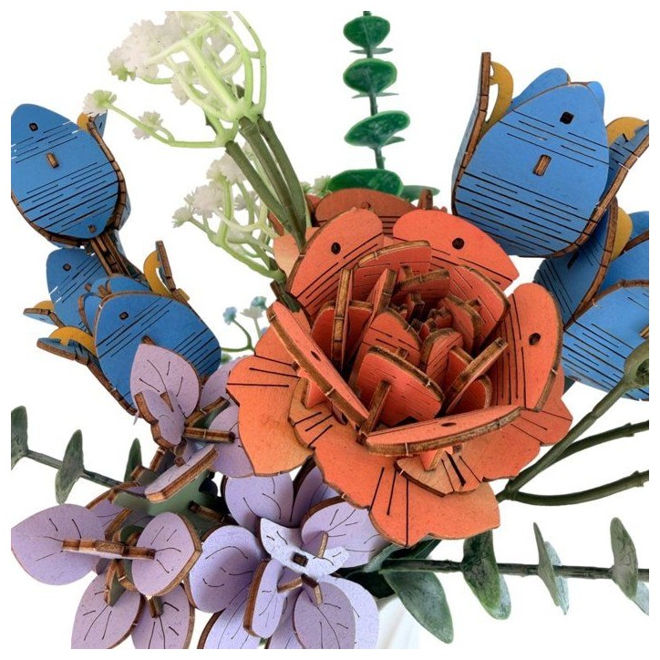Book Nook - Kit DIY a construire Maquette 3D Serre Livre - Petit bouquet Green Nook - 20 x 18 x 30 cm Book Nook - Kit DIY a construire Maquette 3D Serre Livre - Petit bouquet Green Nook - 20 x 18 x 30 cm