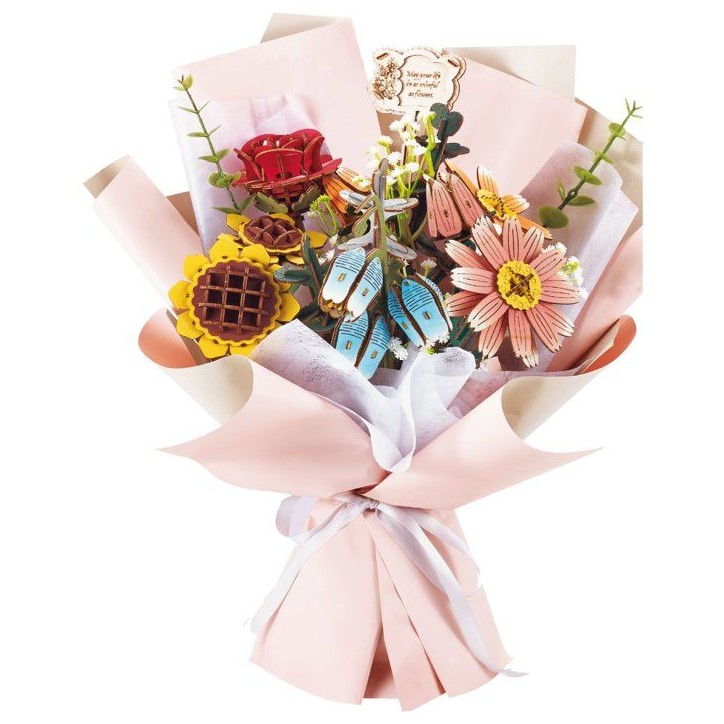 Book Nook - Kit DIY a construire Maquette 3D Serre Livre - Gros bouquet Green Nook - 25 x 22 x 32 cm Book Nook - Kit DIY a construire Maquette 3D Serre Livre - Gros bouquet Green Nook - 25 x 22 x 32 cm