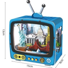 Book Nook - Kit DIY a construire Maquette 3D Serre Livre - TV New York