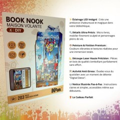 Book Nook - Kit DIY a construire Maquette 3D Serre Livre - Maison vola