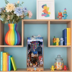 Book Nook - Kit DIY a construire Maquette 3D Serre Livre - Maison vola