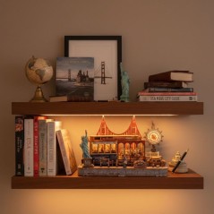 Book Nook - Kit DIY a construire Maquette 3D Serre Livre - Rue de New