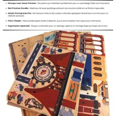 Book Nook - Kit DIY a construire Maquette 3D Serre Livre - Rue de New