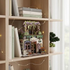 Book Nook - Kit DIY a construire Maquette 3D Serre Livre - Flower shop